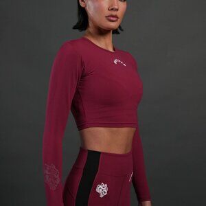 Love Story L/S "Energy" Top in Deep Raspberry